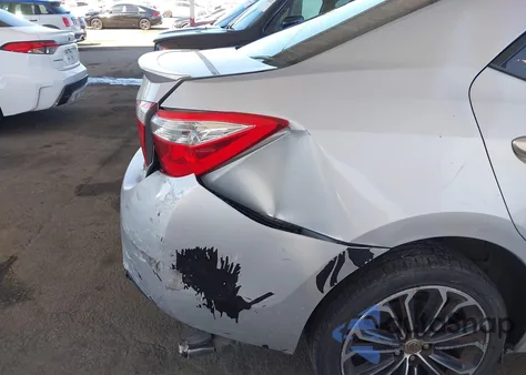 2014 Toyota Corolla S Plus z USA, uszkodzony, nr VIN 2T1BURHE1EC080388